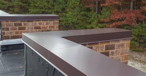 metal coping for parapet walls